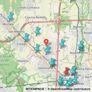 Mappa Via Ugo Foscolo, 22078 Turate CO, Italia (3.108)