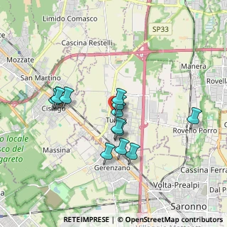Mappa Via Ugo Foscolo, 22078 Turate CO, Italia (1.54846)
