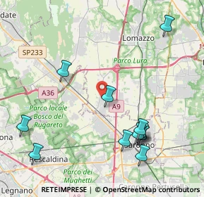 Mappa Via Ugo Foscolo, 22078 Turate CO, Italia (4.75083)