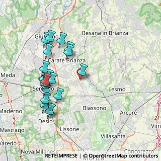 Mappa Via Trento, 20847 Albiate MB, Italia (4.0515)