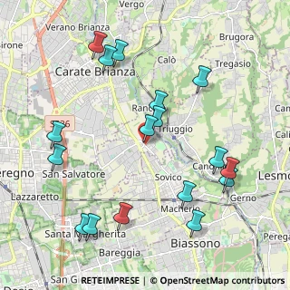 Mappa Via Guglielmo Marconi, 20847 Albiate MB, Italia (2.29941)