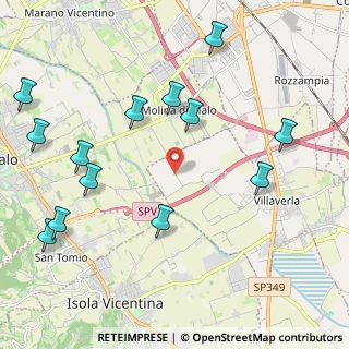 Mappa Via Rossi, 36030 Villaverla VI, Italia (2.52462)