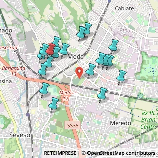 Mappa Viale Cimitero, 20821 Meda MB, Italia (0.9255)