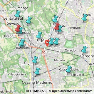 Mappa Viale Cimitero, 20821 Meda MB, Italia (2.33)