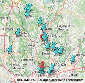 Mappa Via Belluno, 20831 Seregno MB, Italia (8.5835)