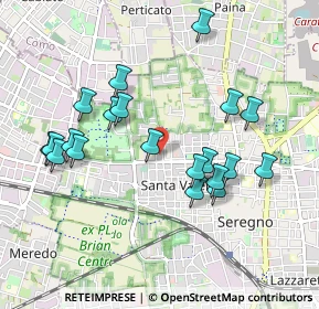 Mappa Via Belluno, 20831 Seregno MB, Italia (0.9445)