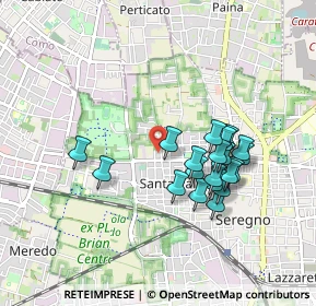 Mappa Via Belluno, 20831 Seregno MB, Italia (0.7935)