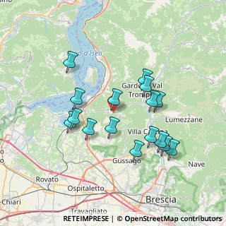 Mappa Via Industriale, 25060 Polaveno BS, Italia (6.76)
