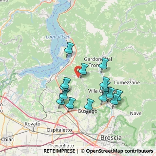 Mappa Via Industriale, 25060 Polaveno BS, Italia (6.70533)