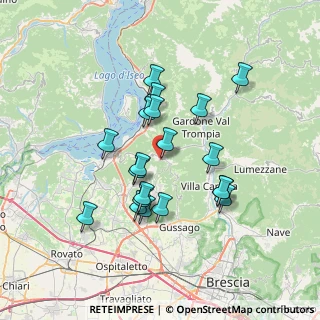 Mappa Via Industriale, 25060 Polaveno BS, Italia (6.2385)