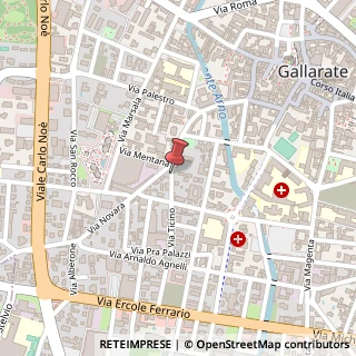 Mappa Via Ticino, 2, 21013 Gallarate, Varese (Lombardia)