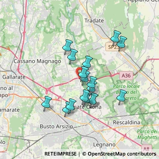 Mappa Via delle Vignole, 21058 Solbiate Olona VA, Italia (3.06176)