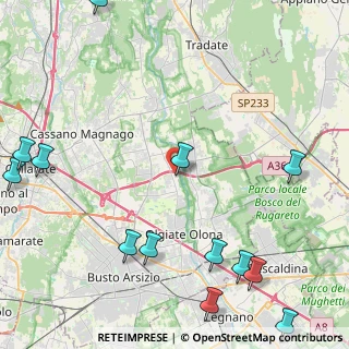 Mappa Via delle Vignole, 21058 Solbiate Olona VA, Italia (6.31769)
