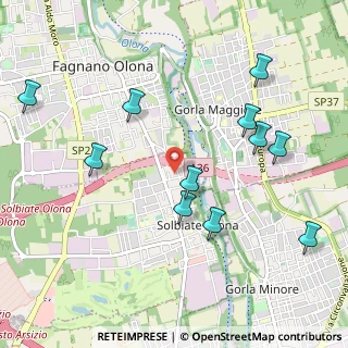Mappa Via delle Vignole, 21058 Solbiate Olona VA, Italia (1.11909)