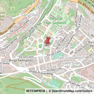 Mappa Via San Cilino, 18, 34128 Trieste, Trieste (Friuli-Venezia Giulia)