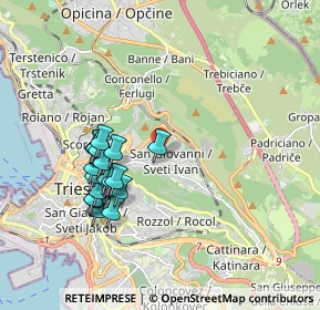 Mappa Via Giovanni Sai, 34128 Trieste TS, Italia (1.74263)