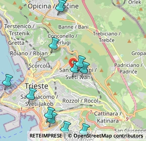 Mappa Via Giovanni Sai, 34128 Trieste TS, Italia (2.42667)