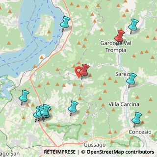 Mappa SP10, 25060 Polaveno BS, Italia (5.70667)