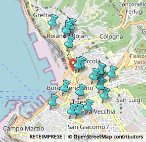 Mappa Via Tivarnella, 34132 Trieste TS, Italia (0.8545)