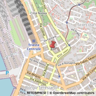 Mappa Via udine 19, 34132 Trieste, Trieste (Friuli-Venezia Giulia)
