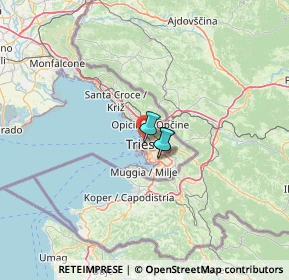 Mappa Via Tivarnella, 34132 Trieste TS, Italia (57.405)