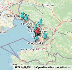 Mappa Via Tivarnella, 34132 Trieste TS, Italia (5.23583)