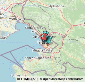 Mappa Via Tivarnella, 34132 Trieste TS, Italia (18.08)