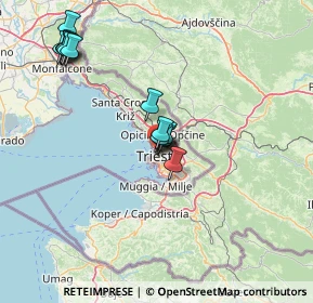 Mappa Via Tivarnella, 34132 Trieste TS, Italia (13.91357)