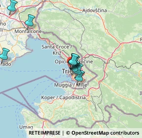 Mappa Via Tivarnella, 34132 Trieste TS, Italia (18.52929)