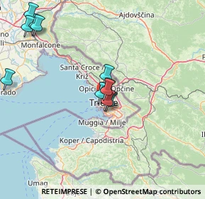 Mappa Via Tivarnella, 34132 Trieste TS, Italia (14.75545)
