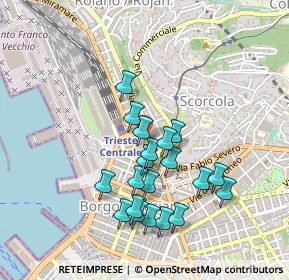 Mappa Via Tivarnella, 34132 Trieste TS, Italia (0.4225)