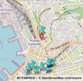 Mappa Via Tivarnella, 34132 Trieste TS, Italia (0.68417)
