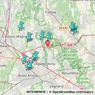 Mappa Via Campagnola, 21050 Gorla Maggiore VA, Italia (4.25538)