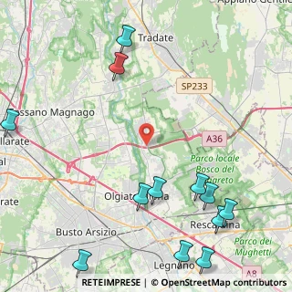 Mappa Via Campagnola, 21050 Gorla Maggiore VA, Italia (6.05)