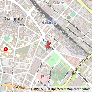 Mappa Via Monsignor Pietro Sommariva, 14, 21010 Gallarate, Varese (Lombardia)