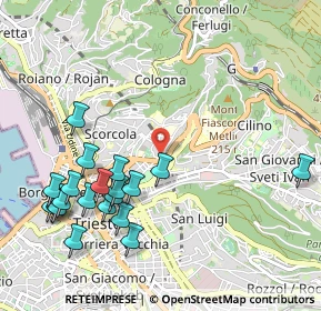 Mappa Via Monte S. Gabriele, 34127 Trieste TS, Italia (1.181)