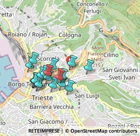 Mappa Via Fabio Severo, 34127 Trieste TS, Italia (0.847)