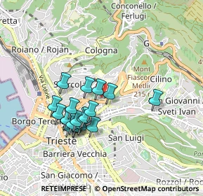 Mappa Via Monte S. Gabriele, 34127 Trieste TS, Italia (0.7745)