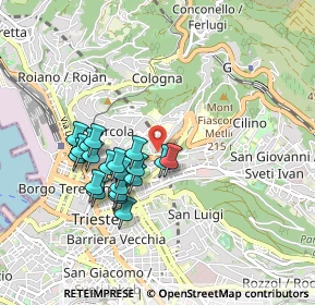 Mappa Via Monte S. Gabriele, 34127 Trieste TS, Italia (0.7945)