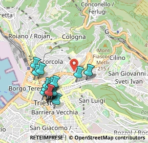 Mappa Via Fabio Severo, 34127 Trieste TS, Italia (0.907)