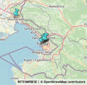 Mappa Via Monte S. Gabriele, 34127 Trieste TS, Italia (39.98455)