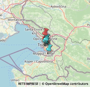 Mappa Via Monte S. Gabriele, 34127 Trieste TS, Italia (22.20182)