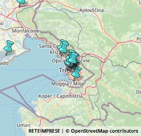 Mappa Via Monte S. Gabriele, 34127 Trieste TS, Italia (7.63333)