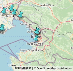 Mappa Via Monte S. Gabriele, 34127 Trieste TS, Italia (21.41167)