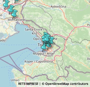 Mappa Via Monte S. Gabriele, 34127 Trieste TS, Italia (19.17071)