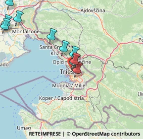 Mappa Via Fabio Severo, 34127 Trieste TS, Italia (17.84364)