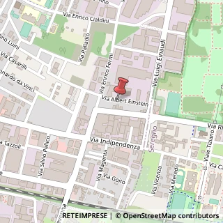Mappa Via Albert Einstein, 10, 20821 Meda, Monza e Brianza (Lombardia)