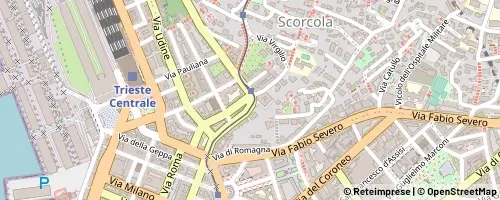 Mappa Trieste