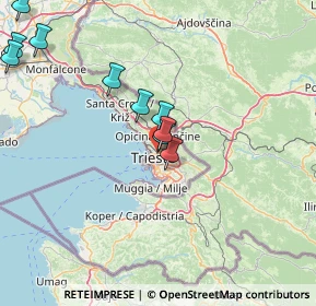 Mappa Via Lucio Vero, 34127 Trieste TS, Italia (17.87091)