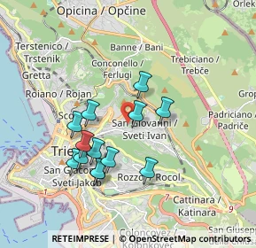 Mappa Via Costantino Costantinides, 34128 Trieste TS, Italia (1.60154)